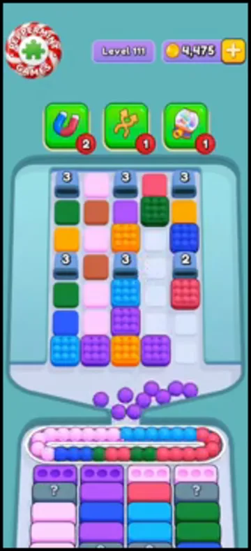 Marble Sort level 111 opening board — The Mystery-Box Marathon Marble Sort level 111 opening board — The Mystery-Box Marathon