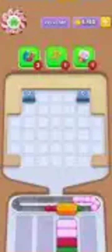 Marble Sort level 128 final board Marble Sort level 128 final board