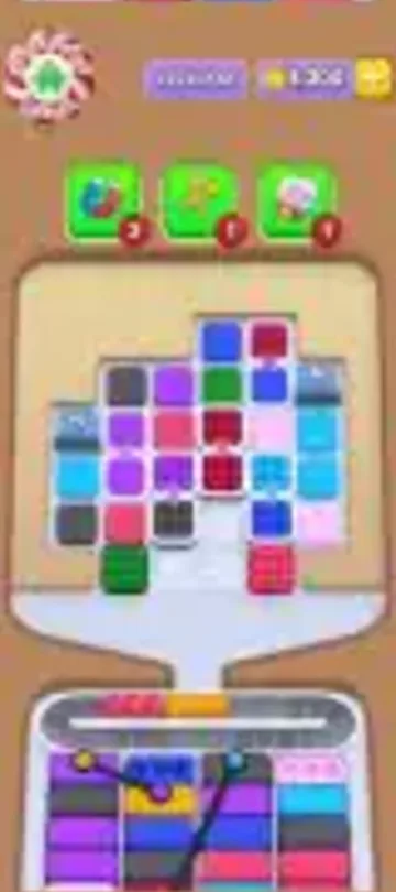 Marble Sort level 132 opening board — The Countdown Columns