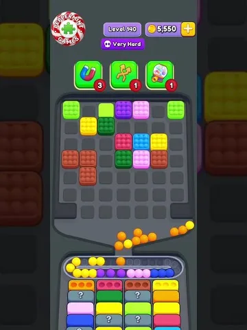 Marble Sort level 140 final board Marble Sort level 140 final board