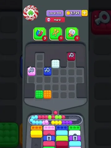 Marble Sort level 144 final board