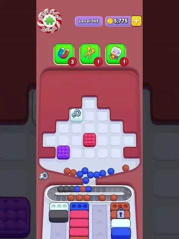 Marble Sort level 145 final board