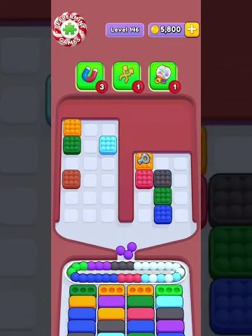 Marble Sort level 146 final board