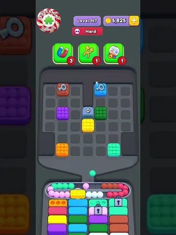 Marble Sort level 147 final board
