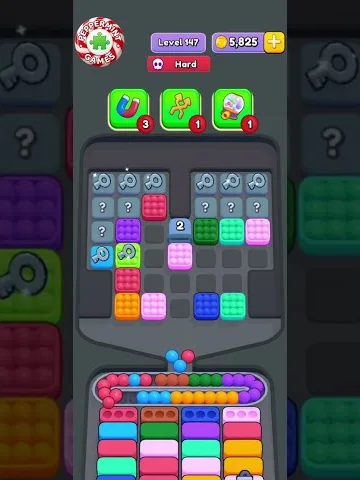 Marble Sort level 147 opening board — The Crated Top Row