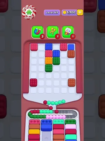 Marble Sort level 149 final board Marble Sort level 149 final board