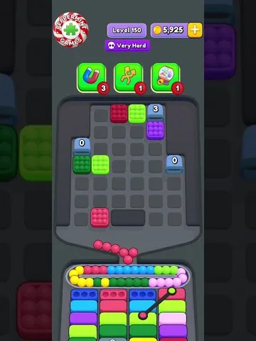 Marble Sort level 150 final board