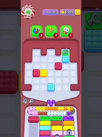 Marble Sort level 151 final board