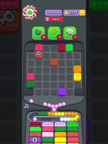 Marble Sort level 154 final board Marble Sort level 154 final board