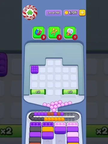 Marble Sort level 155 final board Marble Sort level 155 final board