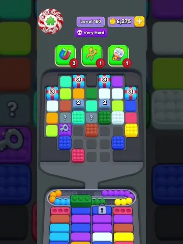 Marble Sort level 160 opening board