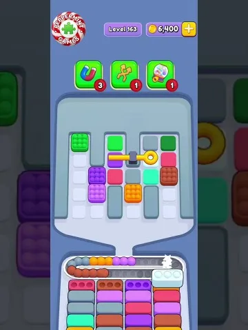 Marble Sort level 163 opening board — The Green Ceiling