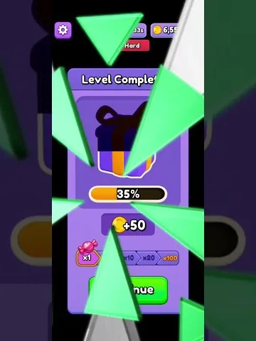 Marble Sort level 167 final board