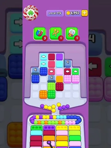 Marble Sort level 176 opening board — The Twin-Crate Tray