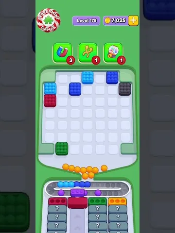 Marble Sort level 178 final board