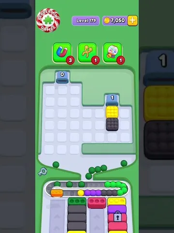 Marble Sort level 179 final board