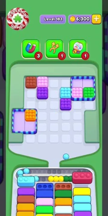 Marble Sort level 183 final board Marble Sort level 183 final board