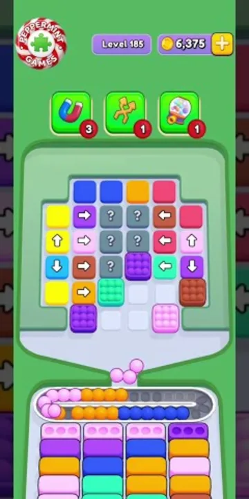 Marble Sort level 185 opening board Marble Sort level 185 opening board