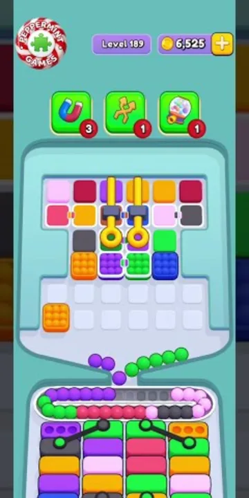 Marble Sort level 189 opening board — The Center Crate