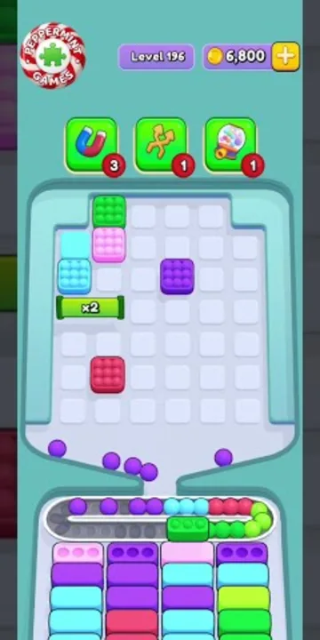 Marble Sort level 196 final board Marble Sort level 196 final board
