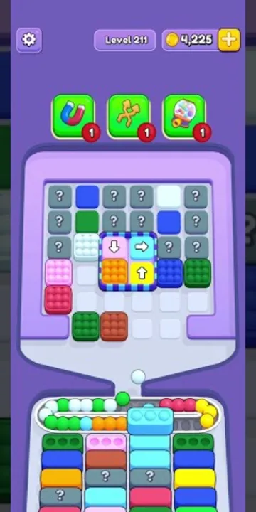 Marble Sort level 211 opening board — The Mystery-Sealed Grid Marble Sort level 211 opening board — The Mystery-Sealed Grid
