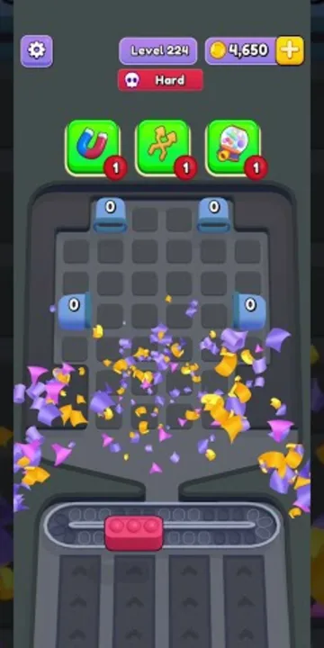 Marble Sort level 224 final board