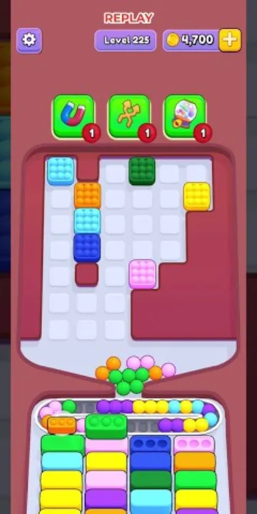 Marble Sort level 225 final board