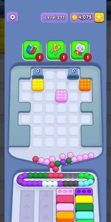 Marble Sort level 233 final board