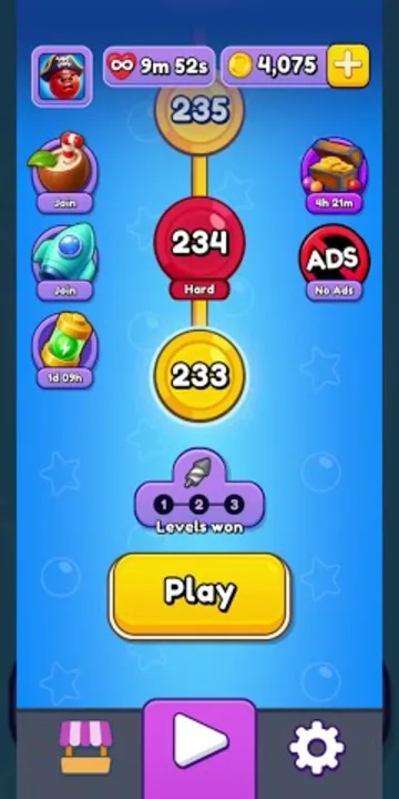 Marble Sort level 233 opening board — A Sparse Tray Over a Full Queue