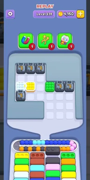 Marble Sort level 235 final board