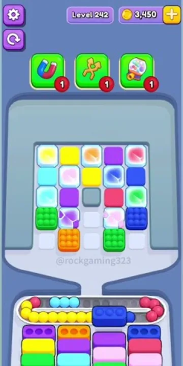 Marble Sort level 242 opening board — The Special-Tile Tray