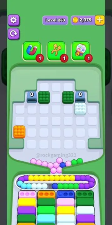 Marble Sort level 263 final board