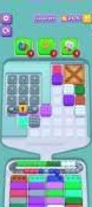 Marble Sort level 271 mid-solve board Marble Sort level 271 mid-solve board