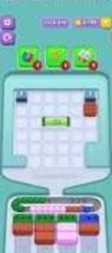 Marble Sort level 272 final board Marble Sort level 272 final board