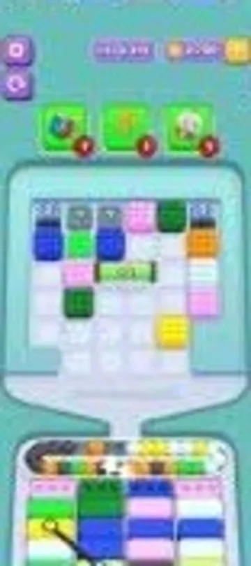 Marble Sort level 272 mid-solve board Marble Sort level 272 mid-solve board