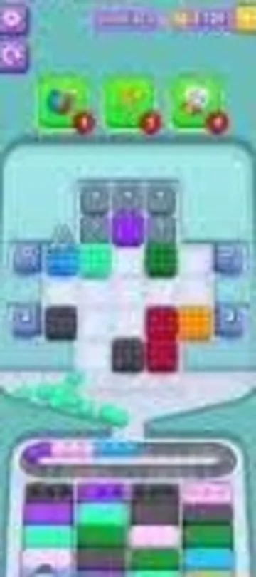 Marble Sort level 273 mid-solve board Marble Sort level 273 mid-solve board