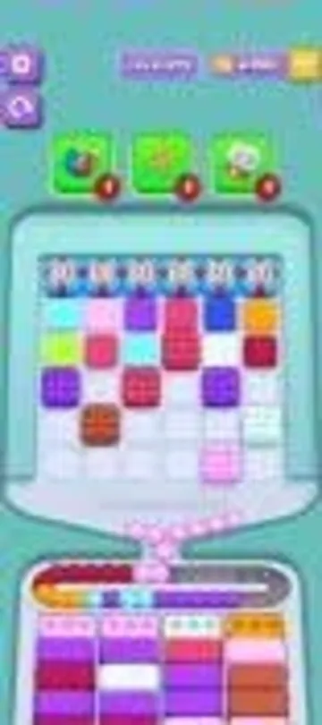 Marble Sort level 275 mid-solve board