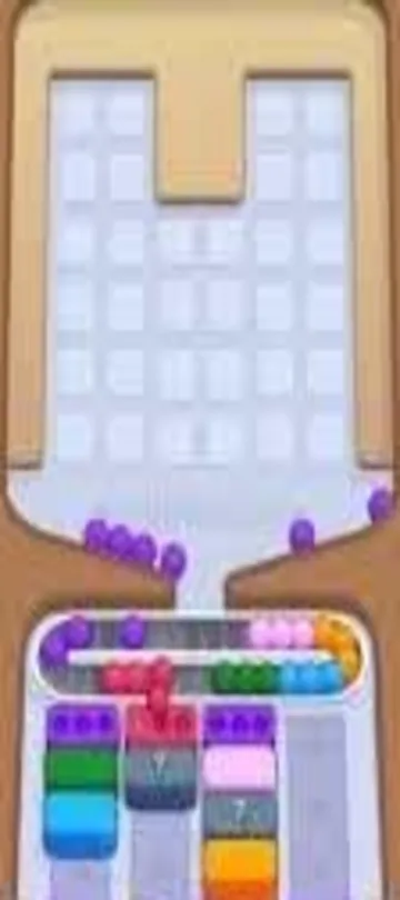 Marble Sort level 278 final board