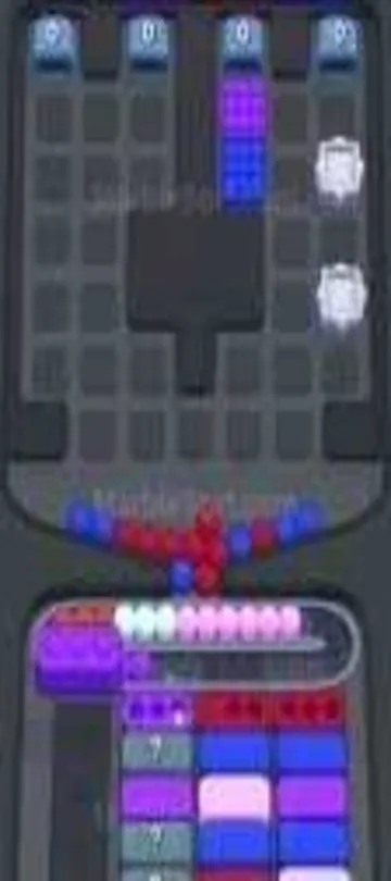Marble Sort level 280 final board