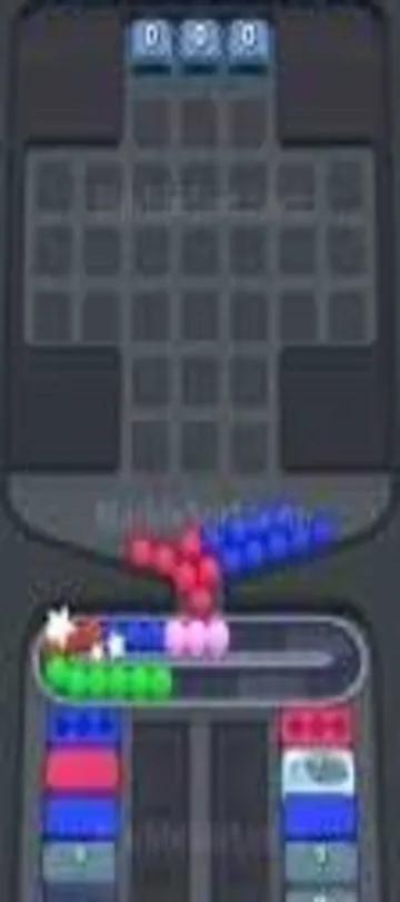 Marble Sort level 284 final board Marble Sort level 284 final board