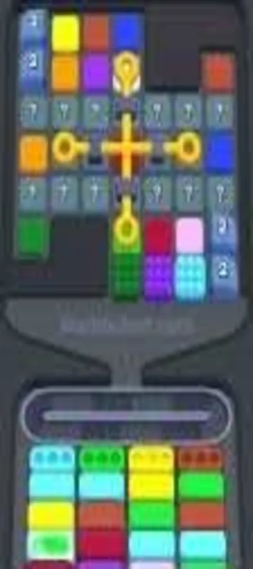 Marble Sort level 287 opening board — Multiplier Gate and Mystery Box Trap