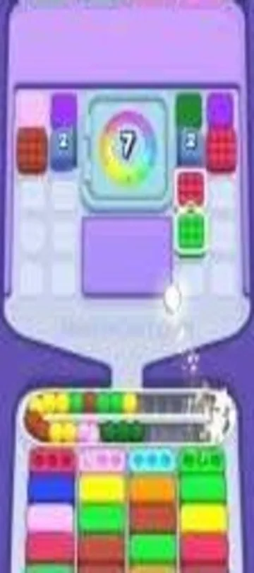 Marble Sort level 288 mid-solve board