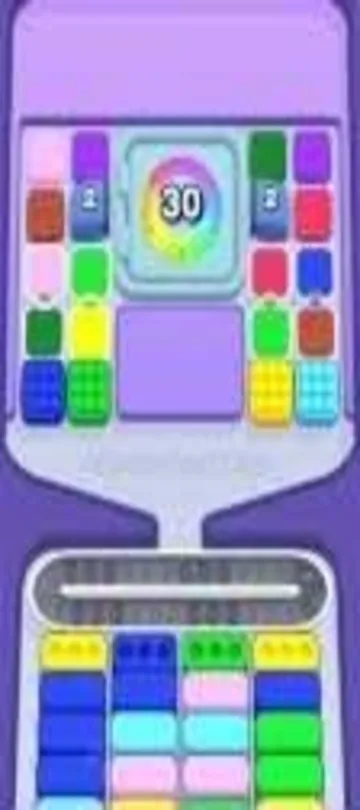 Marble Sort level 288 opening board — Massive Connected Boxes Trap