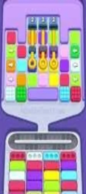 Marble Sort level 289 opening board — 16-Clear Panel Trap