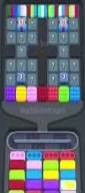 Marble Sort level 290 opening board — Double 16- Panel Lockout