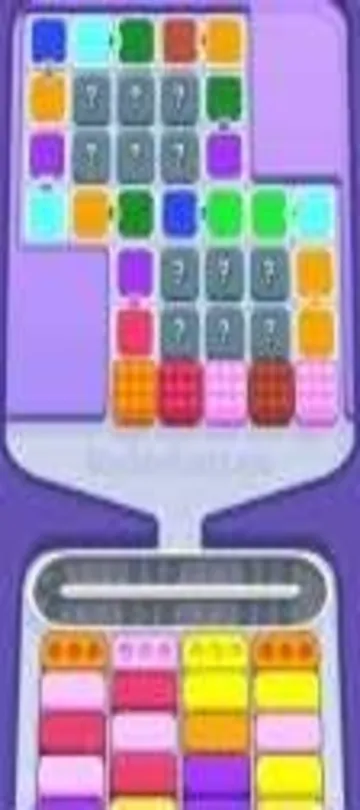 Marble Sort level 292 opening board — Twin Panel Blockade