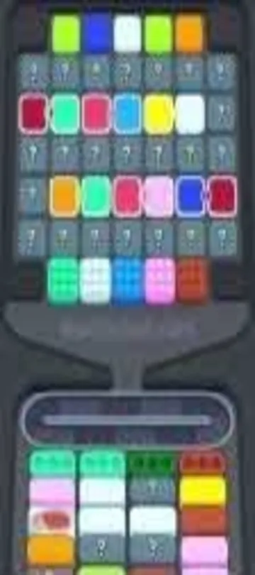 Marble Sort level 294 opening board — Vertical Tunnel Spine Marble Sort level 294 opening board — Vertical Tunnel Spine