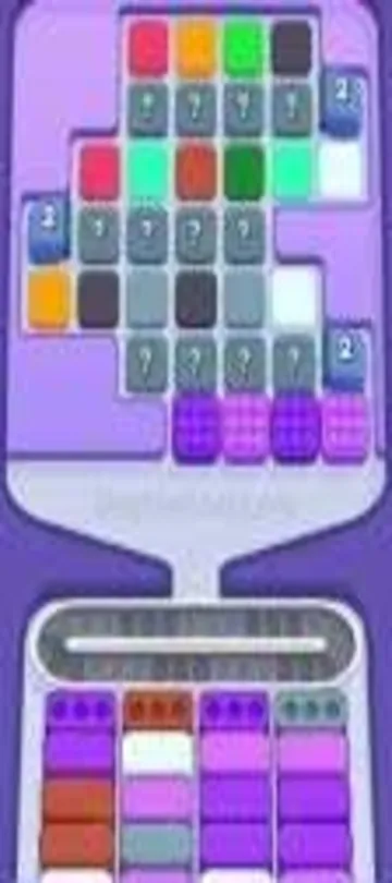 Marble Sort level 296 opening board — Triple Gift Box Trap