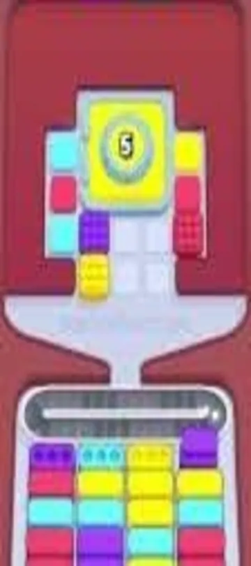 Marble Sort level 301 mid-solve board Marble Sort level 301 mid-solve board