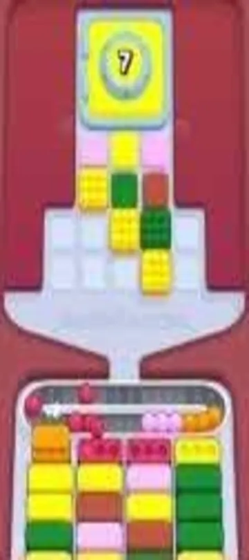 Marble Sort level 302 mid-solve board